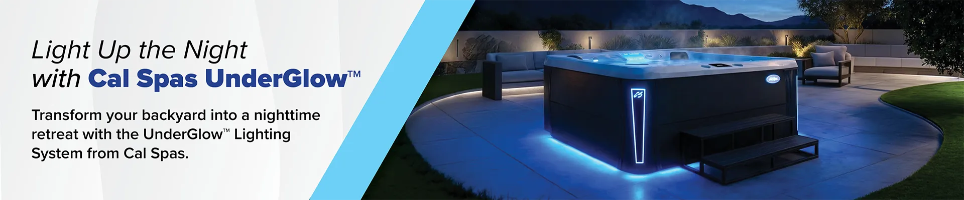 Calspas hot tub being used in a family setting - Gardendale